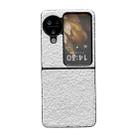 For OPPO Find N3 Flip Glitter Frosted Shockproof Phone Case(Silver) - 1