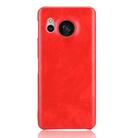 For Sharp Aquos Sense8 Litchi Texture Back Cover Phone Case(Red) - 2