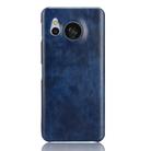 For Sharp Aquos Sense8 Litchi Texture Back Cover Phone Case(Blue) - 2