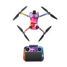 For DJI Mini 4 Pro / RC 2 Drone Body Remote Control Protective Sticker(Wild Colors) - 1