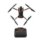 For DJI Mini 4 Pro / RC 2 Drone Body Remote Control Protective Sticker(Orange Light Weapon) - 1