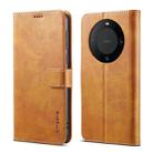 For Honor X50 LC.IMEEKE Calf Texture Leather Phone Case(Brown) - 1