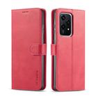 For Honor 200 Lite Global LC.IMEEKE Calf Texture Leather Phone Case(Red) - 1