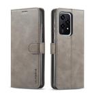 For Honor 200 Lite Global LC.IMEEKE Calf Texture Leather Phone Case(Grey) - 1