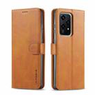 For Honor 200 Lite Global LC.IMEEKE Calf Texture Leather Phone Case(Brown) - 1