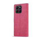 For Honor X8b LC.IMEEKE Calf Texture Leather Phone Case(Red) - 3