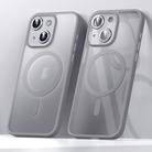 For iPhone 15 SULADA Magsafe Magnetic Matte PC + TPU Phone Case(Titanium Gray) - 1