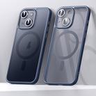 For iPhone 15 Plus SULADA Magsafe Magnetic Matte PC + TPU Phone Case(Titanium Blue) - 1