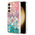 For Samsung Galaxy S24 5G Electroplating IMD TPU Phone Case(Colorful Scales) - 1