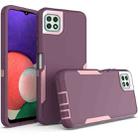 For Boost Mobile Celero 5G 2 in 1 Magnetic PC + TPU Phone Case(Purple Red+Pink) - 1