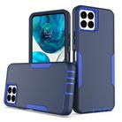 For Boost Mobile Celero 5G+ 2 in 1 Magnetic PC + TPU Phone Case(Royal Blue+Dark Blue) - 1