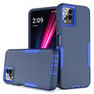 For T-Mobile REVVL 6 Pro 2 in 1 Magnetic PC + TPU Phone Case(Royal Blue+Dark Blue) - 1