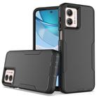 For Motorola Moto G 5G 2023 2 in 1 Magnetic PC + TPU Phone Case(Black) - 1