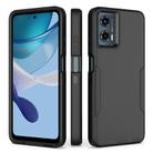 For Motorola Moto G 5G 2024 / G Play 5G 2024 2 in 1 Magnetic PC + TPU Phone Case(Black) - 1