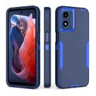 For Motorola Moto G Play 4G 2024 2 in 1 Magnetic PC + TPU Phone Case(Royal Blue+Dark Blue) - 1