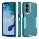 For Motorola Moto G Stylus 5G 2024 2 in 1 Magnetic PC + TPU Phone Case(Blue+Blue Green) - 1