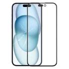 For iPhone 15 Plus Front Screen Outer Glass Lens with OCA Optically Clear Adhesive - 1