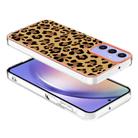 For Samsung Galaxy A15 5G Electroplating Marble Dual-side IMD Phone Case(Leopard Print) - 3