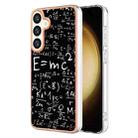 For Samsung Galaxy S24+ 5G Electroplating Marble Dual-side IMD Phone Case(Natural Growth) - 1