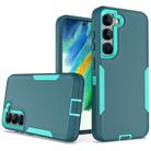 For Samsung Galaxy S23 5G 2 in 1 Magnetic PC + TPU Phone Case(Blue+Blue Green) - 1