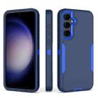 For Samsung Galaxy S23 FE 5G 2 in 1 Magnetic PC + TPU Phone Case(Royal Blue+Dark Blue) - 1