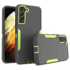 For Samsung Galaxy S22+ 5G 2 in 1 Magnetic PC + TPU Phone Case(Gray+Fluorescent Green) - 1