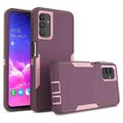 For Samsung Galaxy A13 2 in 1 Magnetic PC + TPU Phone Case(Purple Red+Pink) - 1