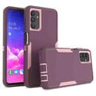 For Samsung Galaxy A13 Magnetic 2 in 1 PC Hybrid TPU Phone Case(Purple Red+Pink) - 1