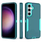 For Samsung Galaxy S24+ 5G 2 in 1 Magnetic PC + TPU Phone Case(Blue+Blue Green) - 1