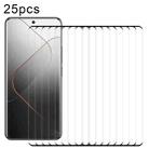 For Xiaomi 14 Pro / 14 Ultra 25pcs 9H HD 3D Curved Edge Tempered Glass Film(Black) - 1