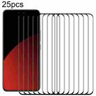 For Xiaomi Civi 4 Pro / 14 Civi 25pcs 9H HD 3D Curved Edge Tempered Glass Film(Black) - 1