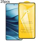 For Xiaomi Redmi Note 14 5G 25pcs 9D Full Glue Screen Tempered Glass Film - 1