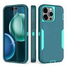 For iPhone 15 Pro Max 2 in 1 Magnetic PC + TPU Phone Case(Blue+Blue Green) - 1