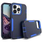 For iPhone 14 Pro 2 in 1 Magnetic PC + TPU Phone Case(Royal Blue+Dark Blue) - 1