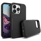 For iPhone 14 Pro 2 in 1 Magnetic PC + TPU Phone Case(Black) - 1