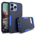 For iPhone 14 Pro Max 2 in 1 Magnetic PC + TPU Phone Case(Royal Blue+Dark Blue) - 1