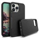 For iPhone 14 Pro Max 2 in 1 Magnetic PC + TPU Phone Case(Black) - 1