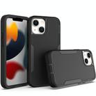 For iPhone 13 mini 2 in 1 Magnetic PC + TPU Phone Case(Black) - 1