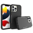 For iPhone 13 Pro 2 in 1 Magnetic PC + TPU Phone Case(Black) - 1