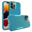 For iPhone 13 Pro Max 2 in 1 Magnetic PC + TPU Phone Case(Blue+Blue Green) - 1