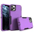 For iPhone 11 Pro 2 in 1 Magnetic PC + TPU Phone Case(Purple+Black) - 1