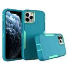 For iPhone 11 Pro 2 in 1 Magnetic PC + TPU Phone Case(Blue+Blue Green) - 1