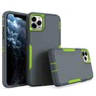 For iPhone 11 Pro Max 2 in 1 Magnetic PC + TPU Phone Case(Gray+Fluorescent Green) - 1