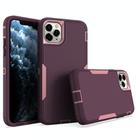 For iPhone 11 Pro Max 2 in 1 Magnetic PC + TPU Phone Case(Purple Red+Pink) - 1