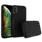 For iPhone X / XS 2 in 1 Magnetic PC + TPU Phone Case(Black) - 1