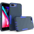 For iPhone 6 Plus / 7 Plus / 8 Plus 2 in 1 Magnetic PC + TPU Phone Case(Royal Blue+Dark Blue) - 1