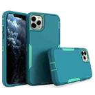 For iPhone 12 Pro Max 2 in 1 Magnetic PC + TPU Phone Case(Blue+Blue Green) - 1