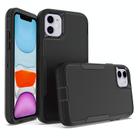 For  iPhone 11 2 in 1 Magnetic PC + TPU Phone Case(Black) - 1