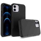 For iPhone 12 2 in 1 Magnetic PC + TPU Phone Case(Black) - 1