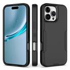 For iPhone 16 Pro Max 2 in 1 Magnetic PC + TPU Phone Case(Black) - 1